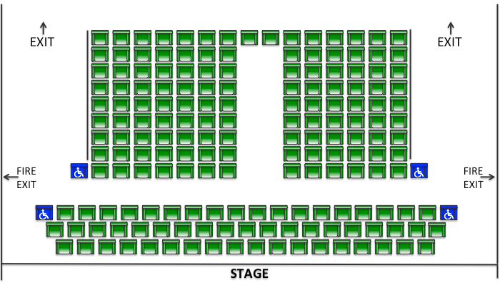 Main Theatre Seating Plan